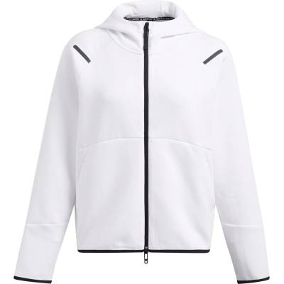 Under Armour Поларена блуза Under Armour Women's Unstoppable Full-Zip Fleece - White