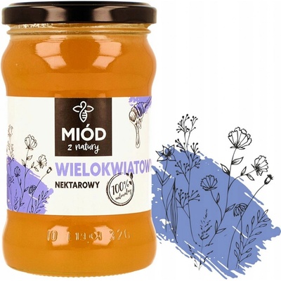 KVETINOVÝ MED LÚKOVÝ pohár 400 g, 100 % PRÍRODNÝ