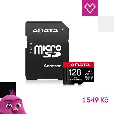 Adata Micro SDXC 128GB High Endurance AUSDX128GUI3V30SHA2-RA1