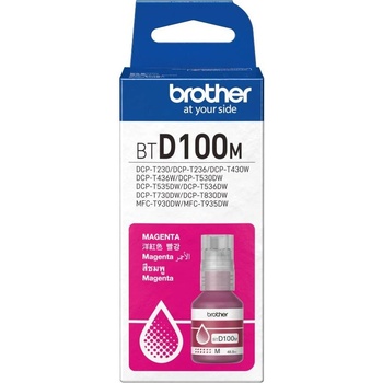 Brother Бутилка с мастило Brother - BTD100M, за MFC-T930DW, Magenta (BTD100M)