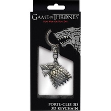 Prívesok na klúče Game of Thrones Stark 3D kov