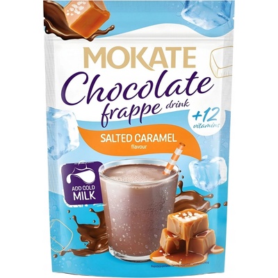 Mokate Čokoládový nápoj Ice Frappe Mrazená Čokoládová a slaný karamel 104 g