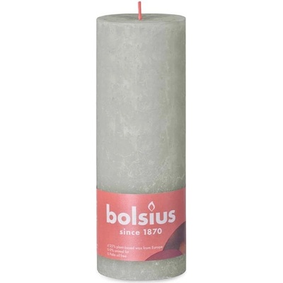 Bolsius Rustic Shine Foggy Green 68x190mm