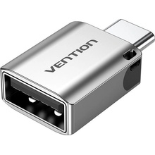 Vention USB-C (M) to USB 3.0 (F) OTG Adapter Gray Aluminum Alloy Type CDQH0