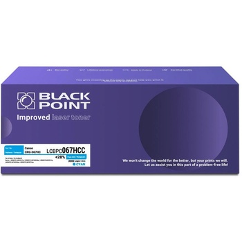 Compatible Тонер касета, съвместима с Black Point Canon CRG-067HC (BLC067HBCBWC)