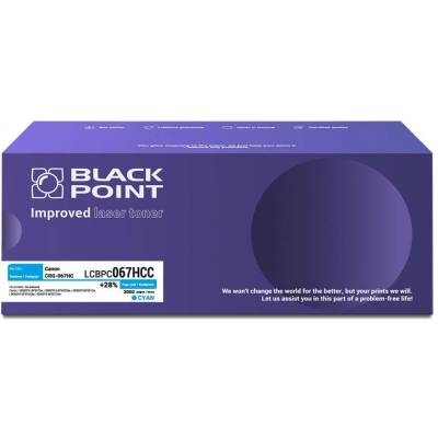 Compatible Тонер касета, съвместима с Black Point Canon CRG-067HC (BLC067HBCBWC)