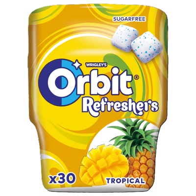 Mars Драже Wrigley's Orbit Refreshers Tropical, кен 67 г