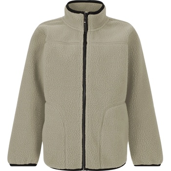ZIG ZAG Детско поларено яке ZIG ZAG Kid's Root Teddy Fleece Jacket - Island Fossil - размер 140 (EU) (703-6927-0215)
