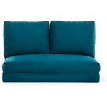 Hanah Home Разтегателен диван в петролен цвят 120 cm Taida - Balcab Home (859FTN1272)