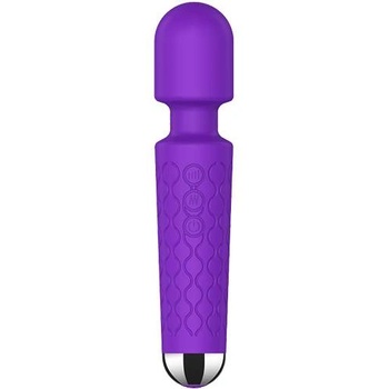 Mokko Вибро-масажор от Медицински силикон с 28 функции "lunna purple" 20 см