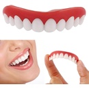 SMILE P19 Umělé plast zuby kosmetické perfektní úsměv krycí bílé zuby 1ks UN