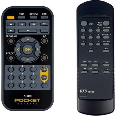 GENERAL Nad 514rc - дистанционно управление дубликат (514rc)
