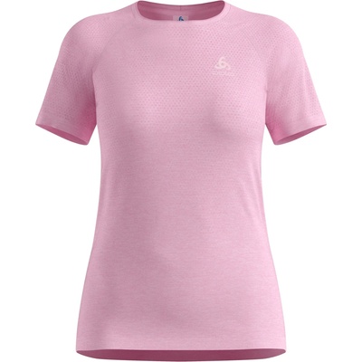 Odlo Дамска тениска Odlo Women's Essential Seamless T-Shirt Crew Neck S/S Running shirt - Hyper Pink - размер XL (916-5685-0215)