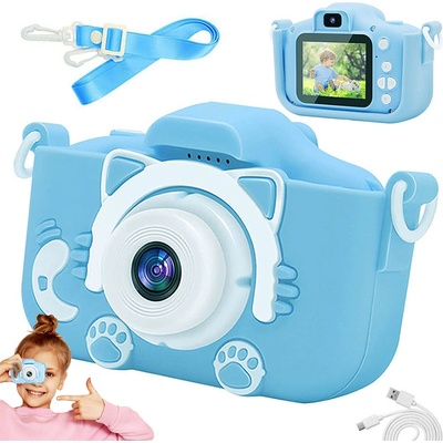 EmonaMall Детски фотоапарат EmonaMall, Син - Код T1028 (T1028-5907451341742)