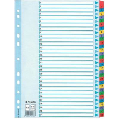 Rozdružovač A4 kartonový Mylar - 1 - 31, 392270