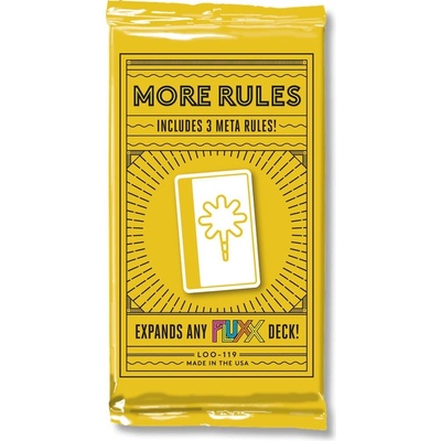 Looney Labs More Rules Expansion for Any Fluxx Deck