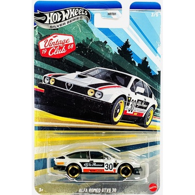 Mattel Hot Wheels Silver Series Vintage Club 1968 Alfa Romeo GTV6 30
