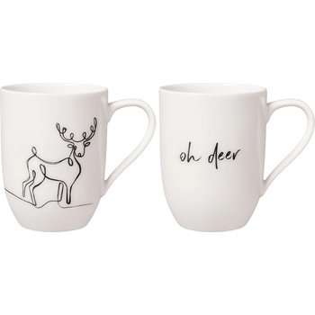 Villeroy & Boch Чаши Statement Xmas Reindeer 340 мл 2 бр (10-1621-8405)