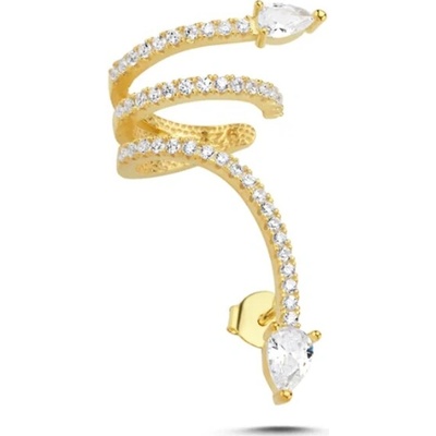 Swarovski e. lemujúca náušnica na celé ucho Art of Woman see3882
