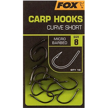 Fox Carp Hooks Curve Shank Short vel.6 10 ks