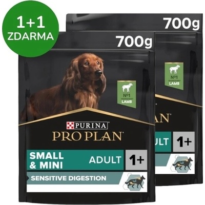 Pro Plan Small & Mini Adult Sensitive Digestion jahňacie 2 x 0,7 l