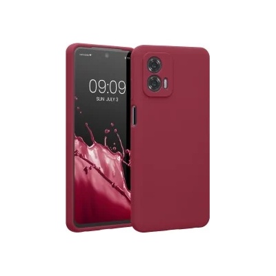 kwmobile Калъф за Motorola Moto G73 5G - червен