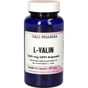 Gall Pharma Мускулна функция - L-Валин, 500 mg х 60 капсули (03403 (2344643) GP)