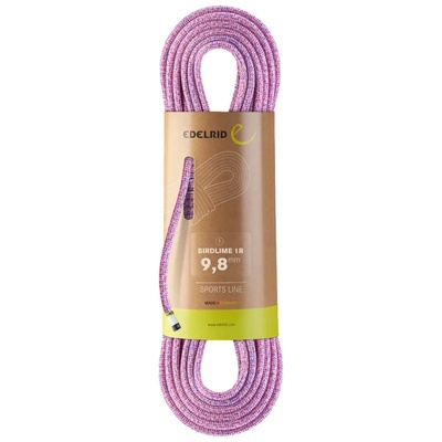 Edelrid Birdlime 1R 9, 8 mm 50 m Дължина на въжето: 50 м / Цвят: розов