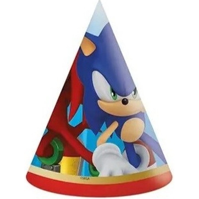 Procos Párty klobúčiky Sonic 6ks