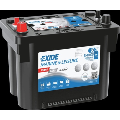 Exide Start AGM 12V 50Ah 800A EM1000