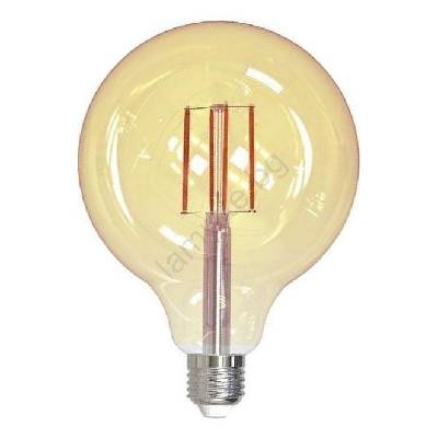 Led Димируема крушка filament g125 e27/12w/230v 2000k (nd4075)