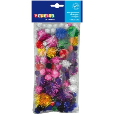 Playbox Bambulky třpytivé 100 ks