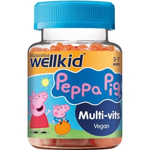 Vitabiotics Wellkid Peppa Pig Multi-Vits [30 желирани бонбони] Ягода