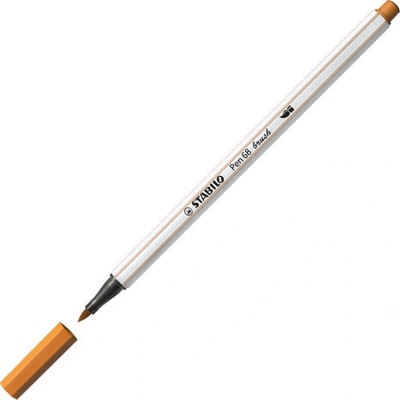 Stabilo Pen 68 Brush tmavo okrový