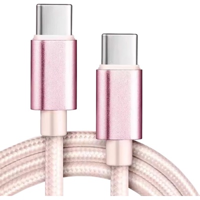 Rychlonabíjecí a datový kabel Madvell USB-C 60W 1 až 2 metry růžová Délka: 1 metr
