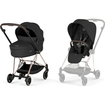 Cybex Mios 4 Comfort incl. Fold Lux Carry Cot Sepia Black/ Rosegold 2026