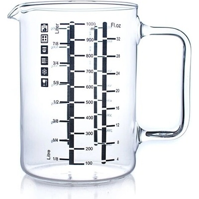 Simax Skleněná odměrka - 1000ml