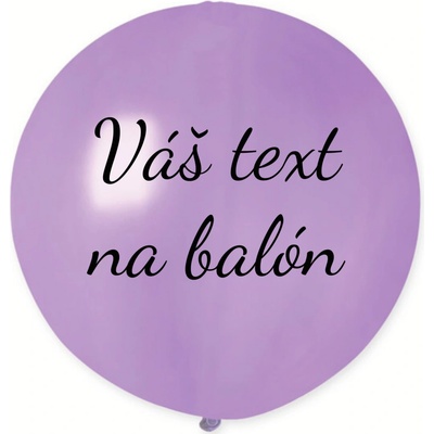 Svet balonku Balón s textom Levanduľový 80 cm