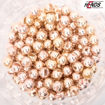 Hends Tungstenové Hlavičky Tungsten Beads Rose Gold Small Slot 2 mm 10 ks