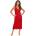 Donna Нощница Koszulka-Kristina-Long-Red-RedV-61573-Red - Бордо, размер 38