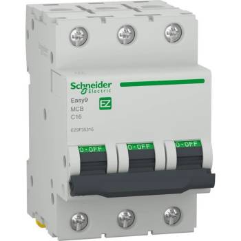Image 1 of Schneider Electric SE Автоматичен прекъсвач Easy 9 3P 16A крива C 6kA - EZ9F35316 (EZ9F35316)