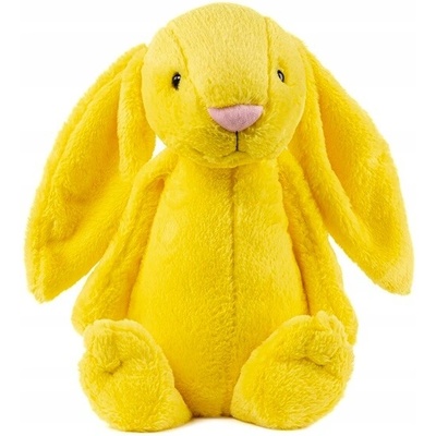 VELKÝ OBROVSKÝ MEDVÍDEK KRÁLÍK FIGO ŽLUTÝ 50 cm