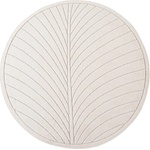 Ayyildiz Кремав кръгъл килим за открито и закрито ø 160 cm Nova 1204 - Ayyildiz Carpets (NOVA1601601204CREAM)