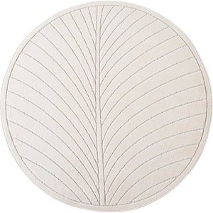 Ayyildiz Кремав кръгъл килим за открито и закрито ø 160 cm Nova 1204 - Ayyildiz Carpets (NOVA1601601204CREAM)