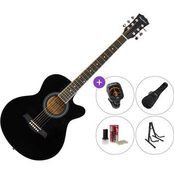 Pasadena SG026C-38 SET Black Джъмбо китара