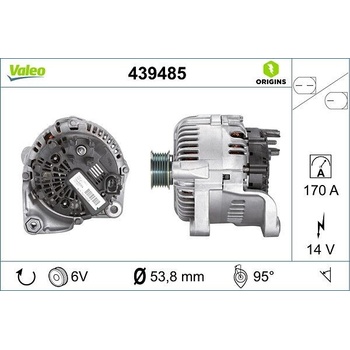 Generátor VALEO 439485