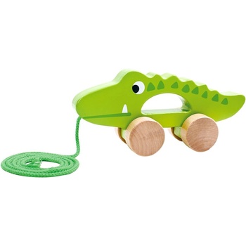Image 1 of Tooky Toy - Дървенa играчка за дърпане, Крокодилче