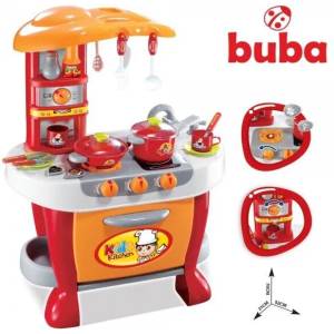 Buba Детска кухня играчка, Buba Little Chef , Червена 008-801А