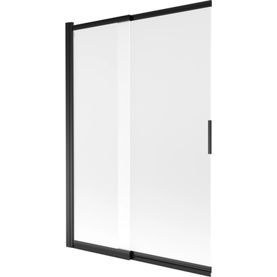 Mexen Fox душ преграда, плъзгаща се 2-крила, 120 x 150 см, матирано, черно - 891-120-002-70-30 (891-120-002-70-30)