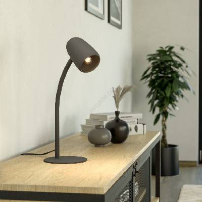 EGLO 901828 - Настолна лампа CARLO 1xE14/18W/230V черна (EG901828)